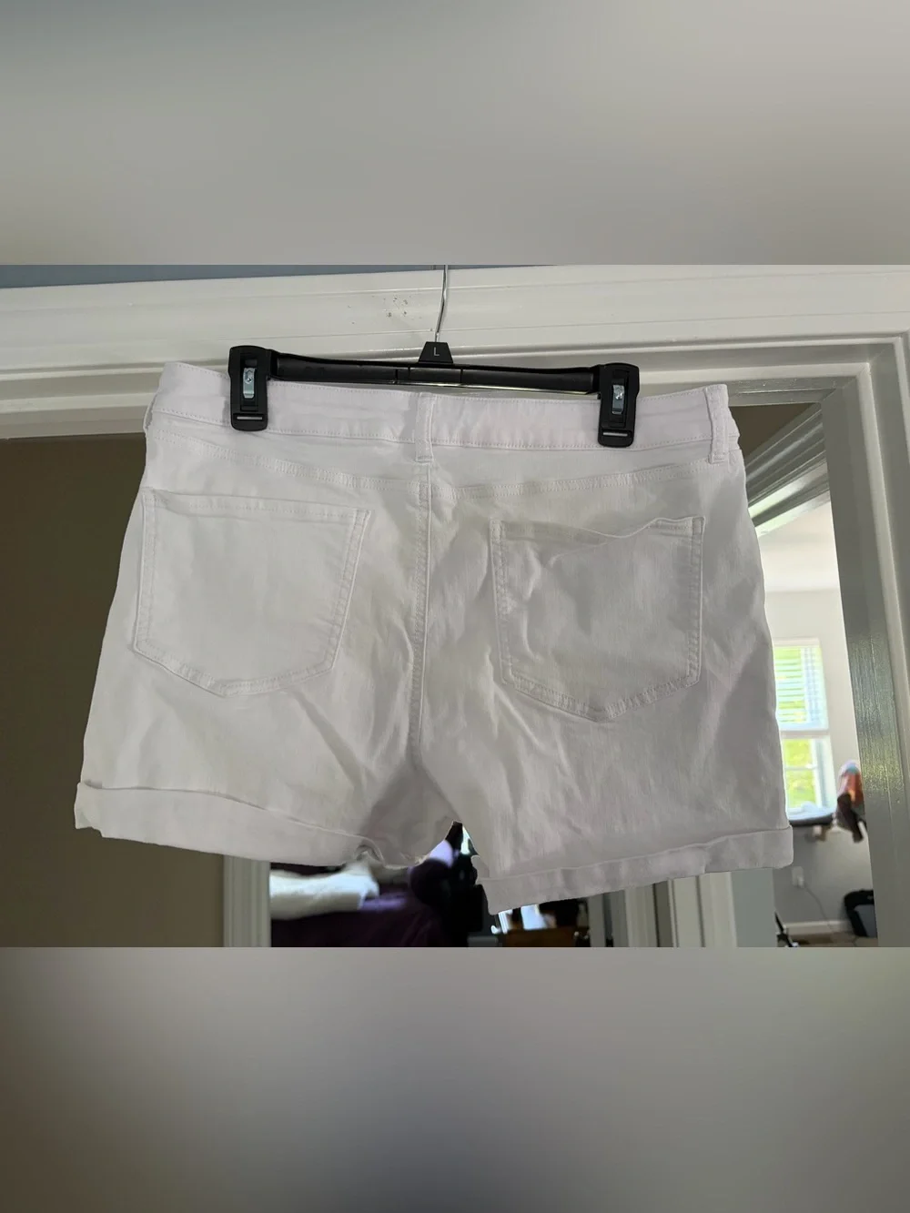 Junior’s White Denim Shorts